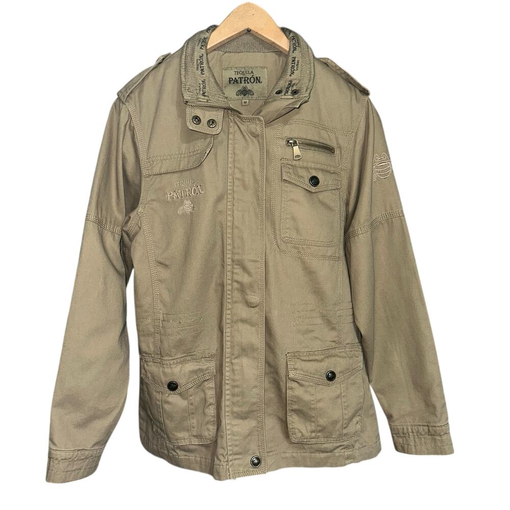 Tequila Patrón Cotton Military Jacket in Tan M